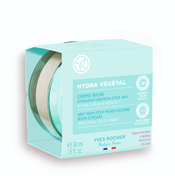 HYDRA VEGETAL RICH CREAM Насыщенный крем "Интенсивное увлажнение 48ч"