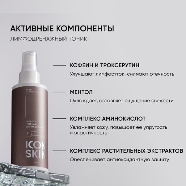 SMART SKIN GYM Лимфодренажный тоник