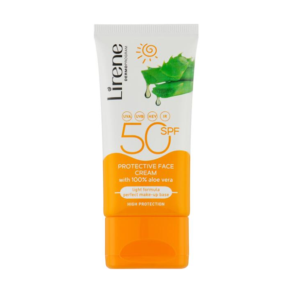SUNCARE SPF 50 Солнцезащитный крем для лица с алое вера