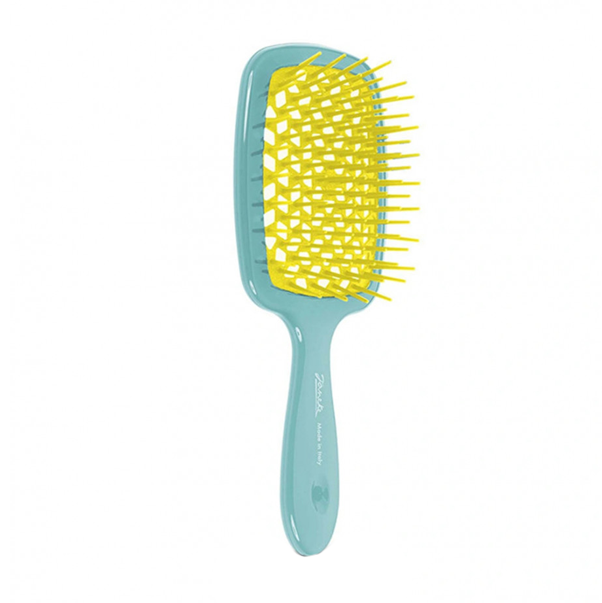 SUPERBRUSH Расческа YELLOW/TURQUOISE