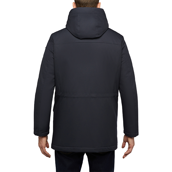 M VINCIT 2-1 JKT - TWILL RECYC Удлиненная мужская куртка с капюшоном SKY CAPTAIN