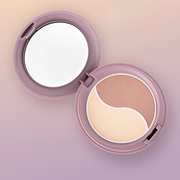 NANOREVIT COLLECTION Контурная палетка 2в1: пудра и бронзатор