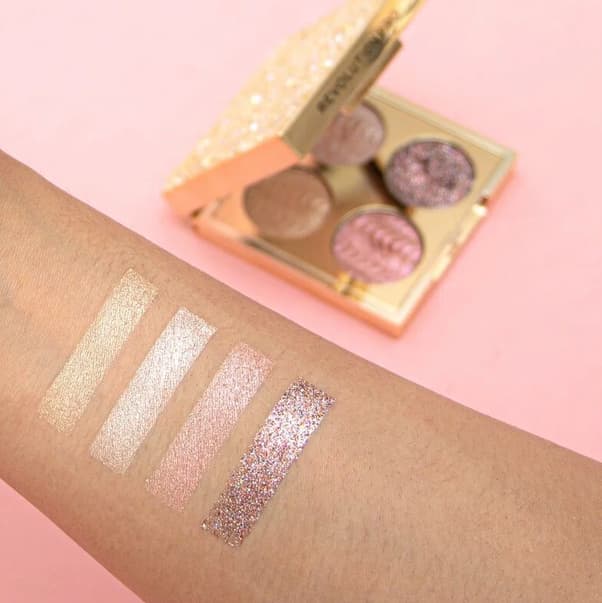 PRO ULTIMATE EYE QUAD PALETTE Палетка теней Gold Crystal