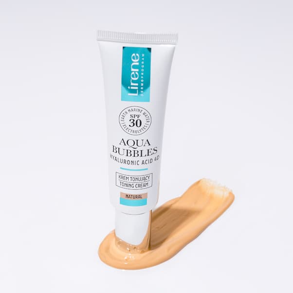 AQUA BUBBLES SPF30 Тонирующий солнцезащитный крем для лица