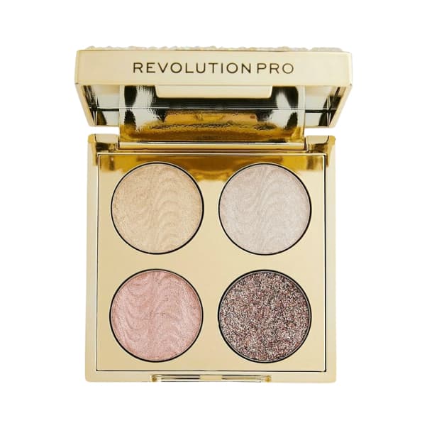 PRO ULTIMATE EYE QUAD PALETTE Палетка теней Gold Crystal