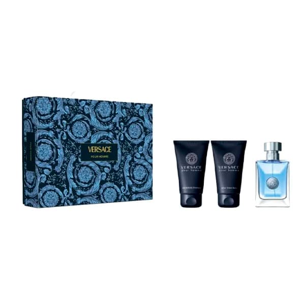 POUR HOMME Набор (Туалетная вода 50 мл + шампунь 50 мл + бальзам после бритья 50 мл)